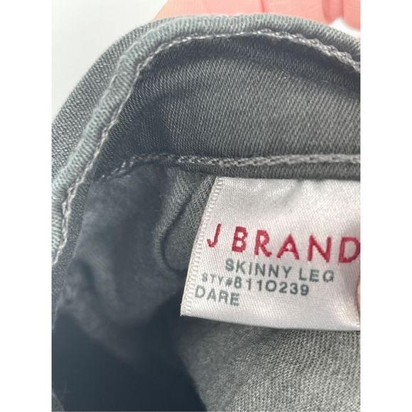J Brand Jeans Skinny Leg Women Size‎ 27 Dark Gray - Picture 12 of 13